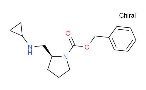CAS No. 1354009-70-3, (S)-Benzyl 2-((cyclopropylamino)methyl)pyrrolidine-1-carboxylate
