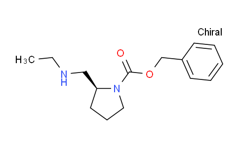 CAS No. 1354017-34-7, (S)-Benzyl 2-((ethylamino)methyl)pyrrolidine-1-carboxylate