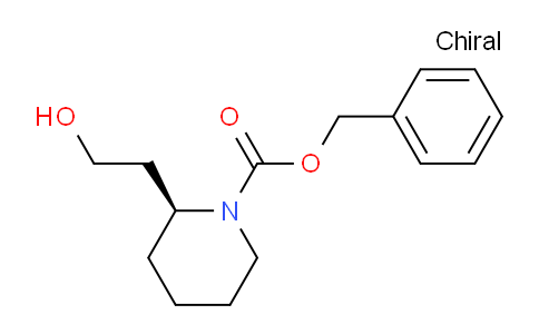 CAS No. 190967-63-6, (S)-Benzyl 2-(2-hydroxyethyl)piperidine-1-carboxylate