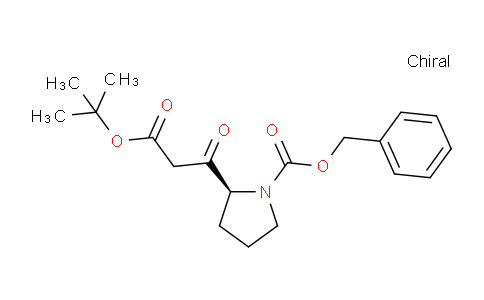 CAS No. 191731-15-4, (S)-Benzyl 2-(3-(tert-butoxy)-3-oxopropanoyl)pyrrolidine-1-carboxylate