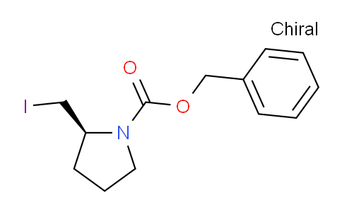CAS No. 172885-53-9, (S)-Benzyl 2-(iodomethyl)pyrrolidine-1-carboxylate