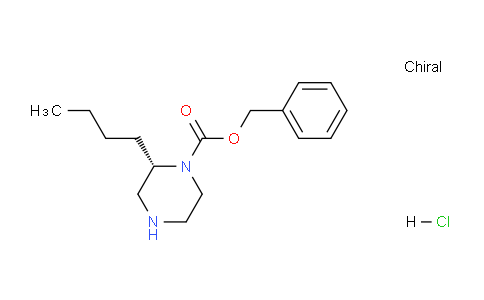 CAS No. 1217786-42-9, (S)-Benzyl 2-butylpiperazine-1-carboxylate hydrochloride
