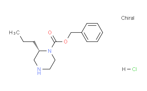 CAS No. 1217693-52-1, (S)-Benzyl 2-propylpiperazine-1-carboxylate hydrochloride
