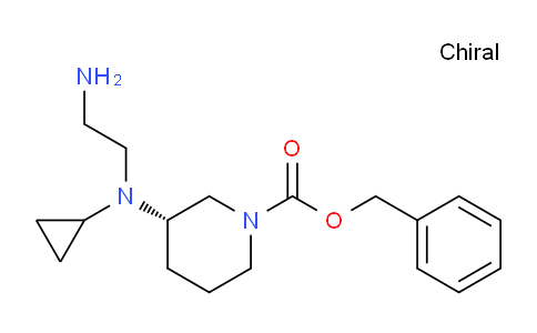 CAS No. 1353999-96-8, (S)-Benzyl 3-((2-aminoethyl)(cyclopropyl)amino)piperidine-1-carboxylate