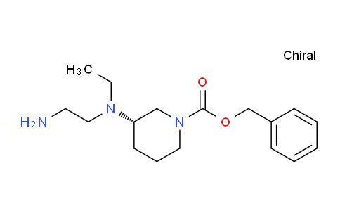 CAS No. 1354015-61-4, (S)-Benzyl 3-((2-aminoethyl)(ethyl)amino)piperidine-1-carboxylate