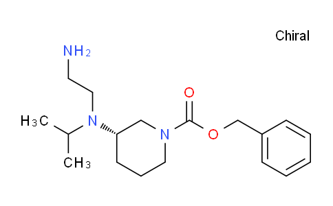 CAS No. 1353992-75-2, (S)-Benzyl 3-((2-aminoethyl)(isopropyl)amino)piperidine-1-carboxylate