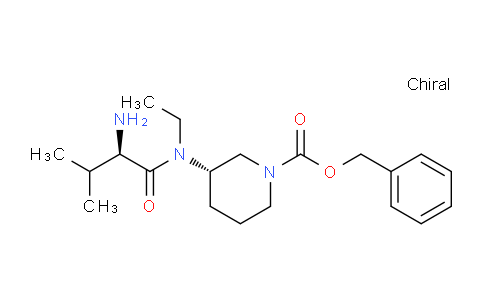 CAS No. 1401665-17-5, (S)-Benzyl 3-((R)-2-amino-N-ethyl-3-methylbutanamido)piperidine-1-carboxylate