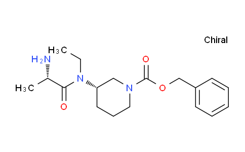 CAS No. 1401668-53-8, (S)-Benzyl 3-((S)-2-amino-N-ethylpropanamido)piperidine-1-carboxylate