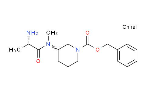 CAS No. 1401667-93-3, (S)-Benzyl 3-((S)-2-amino-N-methylpropanamido)piperidine-1-carboxylate