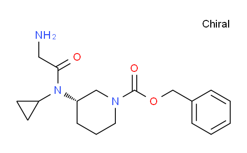CAS No. 1353999-49-1, (S)-Benzyl 3-(2-amino-N-cyclopropylacetamido)piperidine-1-carboxylate