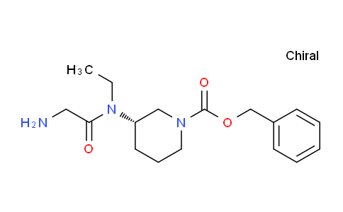 CAS No. 1354002-53-1, (S)-Benzyl 3-(2-amino-N-ethylacetamido)piperidine-1-carboxylate