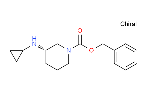 CAS No. 1353998-21-6, (S)-Benzyl 3-(cyclopropylamino)piperidine-1-carboxylate
