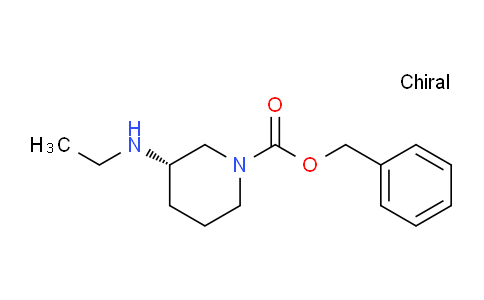 CAS No. 1354007-07-0, (S)-Benzyl 3-(ethylamino)piperidine-1-carboxylate