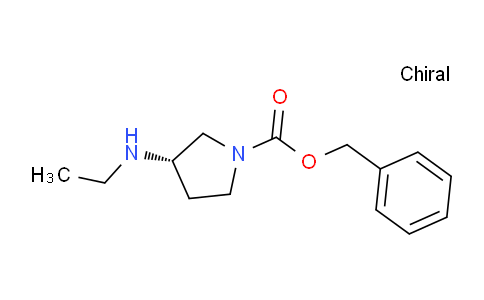 CAS No. 1354020-82-8, (S)-Benzyl 3-(ethylamino)pyrrolidine-1-carboxylate