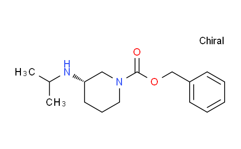 CAS No. 1044561-04-7, (S)-Benzyl 3-(isopropylamino)piperidine-1-carboxylate