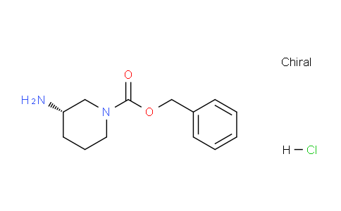 CAS No. 876378-16-4, (S)-Benzyl 3-aminopiperidine-1-carboxylate hydrochloride
