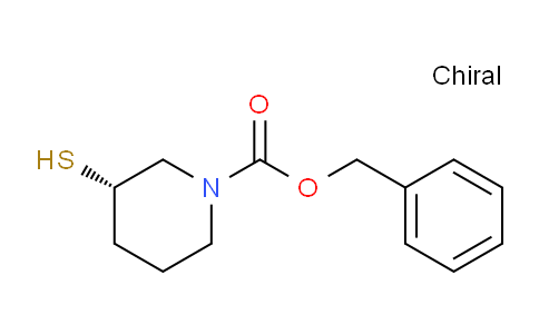 CAS No. 1354009-54-3, (S)-Benzyl 3-mercaptopiperidine-1-carboxylate