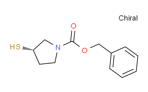 CAS No. 130516-23-3, (S)-Benzyl 3-mercaptopyrrolidine-1-carboxylate