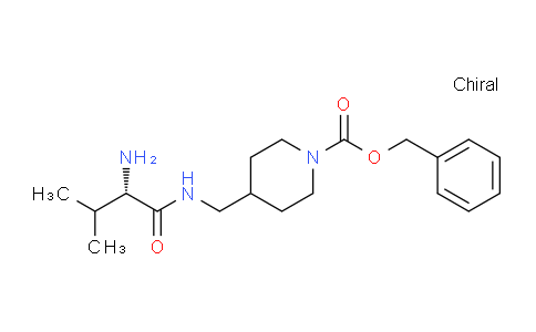CAS No. 1354006-74-8, (S)-Benzyl 4-((2-amino-3-methylbutanamido)methyl)piperidine-1-carboxylate