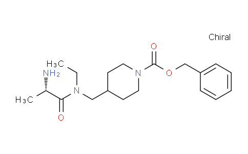 CAS No. 1353999-63-9, (S)-Benzyl 4-((2-amino-N-ethylpropanamido)methyl)piperidine-1-carboxylate