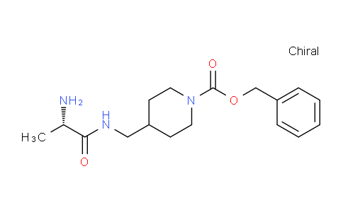 CAS No. 1354001-48-1, (S)-Benzyl 4-((2-aminopropanamido)methyl)piperidine-1-carboxylate