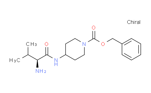 CAS No. 1354002-32-6, (S)-Benzyl 4-(2-amino-3-methylbutanamido)piperidine-1-carboxylate