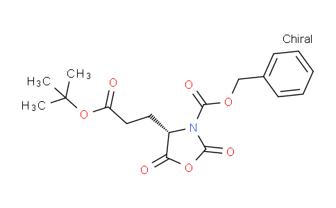 CAS No. 178614-81-8, (S)-Benzyl 4-(3-(tert-butoxy)-3-oxopropyl)-2,5-dioxooxazolidine-3-carboxylate
