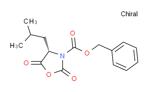 CAS No. 125814-24-6, (S)-Benzyl 4-isobutyl-2,5-dioxooxazolidine-3-carboxylate