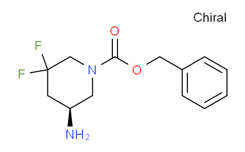 CAS No. 1562988-38-8, (S)-Benzyl 5-amino-3,3-difluoropiperidine-1-carboxylate