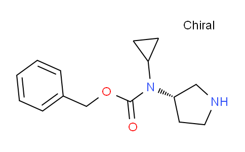 CAS No. 1354004-09-3, (S)-Benzyl cyclopropyl(pyrrolidin-3-yl)carbamate