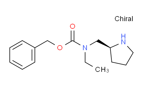 CAS No. 1354007-57-0, (S)-Benzyl ethyl(pyrrolidin-2-ylmethyl)carbamate