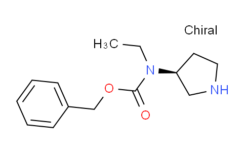 CAS No. 1354007-45-6, (S)-Benzyl ethyl(pyrrolidin-3-yl)carbamate