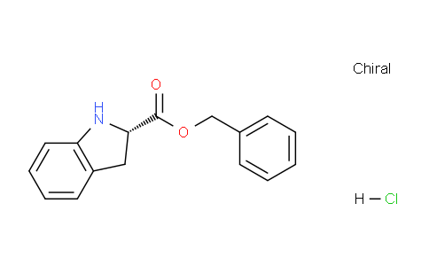 CAS No. 1217851-14-3, (S)-Benzyl indoline-2-carboxylate hydrochloride