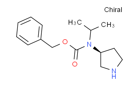 CAS No. 1354004-05-9, (S)-Benzyl isopropyl(pyrrolidin-3-yl)carbamate