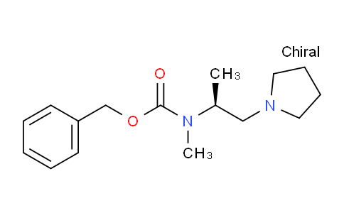CAS No. 675602-79-6, (S)-Benzyl methyl(1-(pyrrolidin-1-yl)propan-2-yl)carbamate