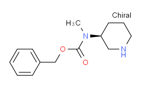 CAS No. 1354009-43-0, (S)-Benzyl methyl(piperidin-3-yl)carbamate