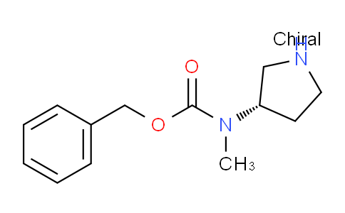 CAS No. 1286768-74-8, (S)-Benzyl methyl(pyrrolidin-3-yl)carbamate
