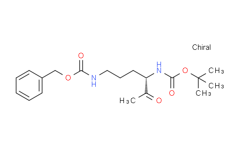 CAS No. 912368-78-6, (S)-Benzyl tert-butyl (5-oxohexane-1,4-diyl)dicarbamate