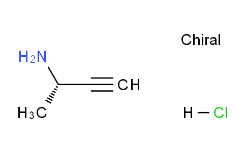 CAS No. 1414960-66-9, (S)-But-3-yn-2-amine hydrochloride