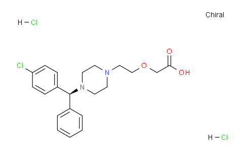 CAS No. 163837-48-7, (S)-Cetirizine dihydrochloride