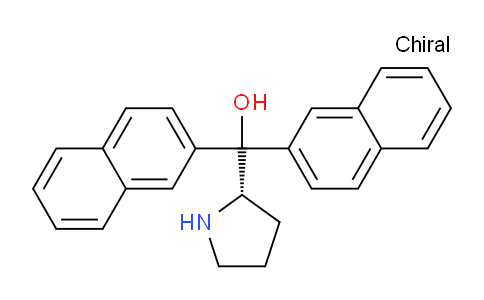 CAS No. 127986-84-9, (S)-Di(naphthalen-2-yl)(pyrrolidin-2-yl)methanol
