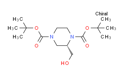 CAS No. 958635-12-6, (S)-Di-tert-butyl 2-(hydroxymethyl)piperazine-1,4-dicarboxylate