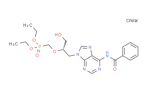 CAS No. 2044711-29-5, (S)-Diethyl (((1-(6-benzamido-9H-purin-9-yl)-3-hydroxypropan-2-yl)oxy)methyl)phosphonate
