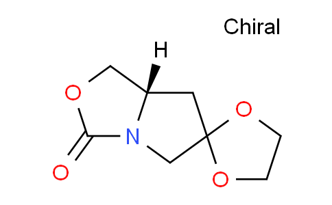 CAS No. 1447616-10-5, (S)-Dihydro-1'H-spiro[[1,3]dioxolane-2,6'-pyrrolo[1,2-c]oxazol]-3'(5'H)-one
