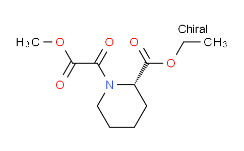 CAS No. 152754-46-6, (S)-Ethyl 1-(2-methoxy-2-oxoacetyl)piperidine-2-carboxylate