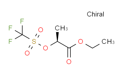 CAS No. 84028-88-6, (S)-Ethyl 2-(((trifluoromethyl)sulfonyl)oxy)propanoate