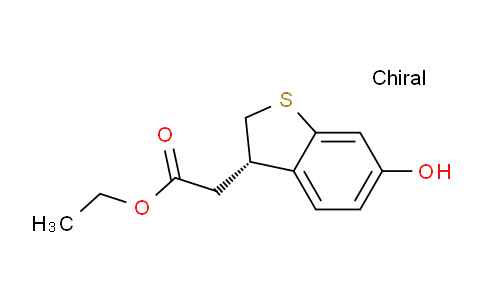 CAS No. 1022979-99-2, (S)-Ethyl 2-(6-hydroxy-2,3-dihydrobenzo[b]thiophen-3-yl)acetate