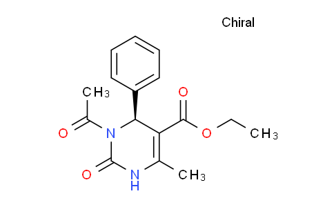 CAS No. 193623-14-2, (S)-Ethyl 3-acetyl-6-methyl-2-oxo-4-phenyl-1,2,3,4-tetrahydropyrimidine-5-carboxylate