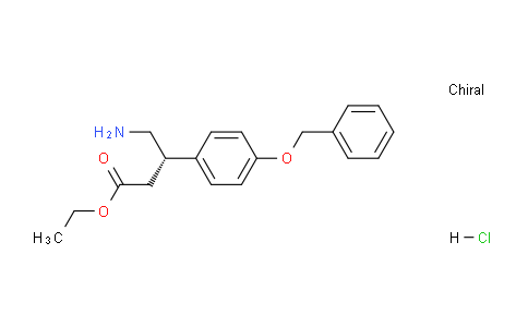 CAS No. 1956437-01-6, (S)-Ethyl 4-amino-3-(4-(benzyloxy)phenyl)butanoate hydrochloride