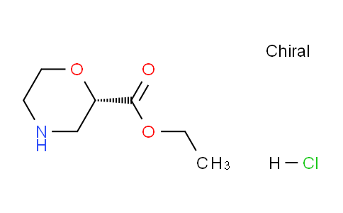 CAS No. 1820569-31-0, (S)-Ethyl morpholine-2-carboxylate hydrochloride